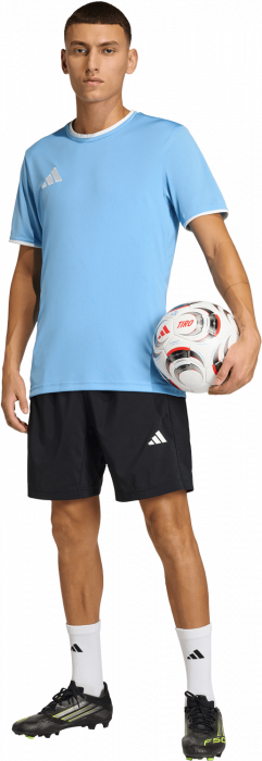 Adidas - Entrada 26 Player Jersey - T Light Blue & blanc