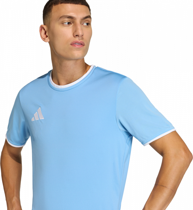 Adidas - Entrada 26 Player Jersey - T Light Blue & blanc