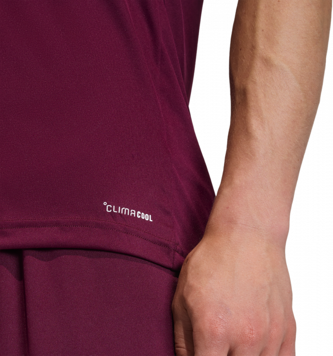 Adidas - Entrada 26 Player Jersey - T Maroon & blanc