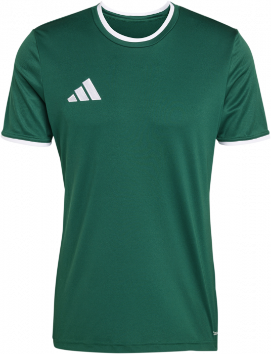 Adidas - Entrada 26 Player Jersey - T Dark Green & wit