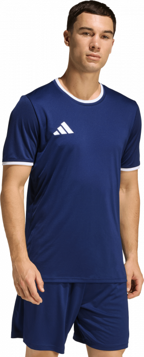 Adidas - Entrada 26 Player Jersey - T Navy Blue & biały