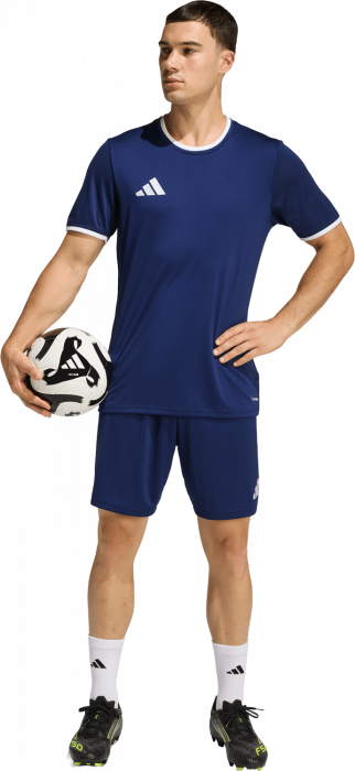 Adidas - Entrada 26 Player Jersey - T Navy Blue & biały