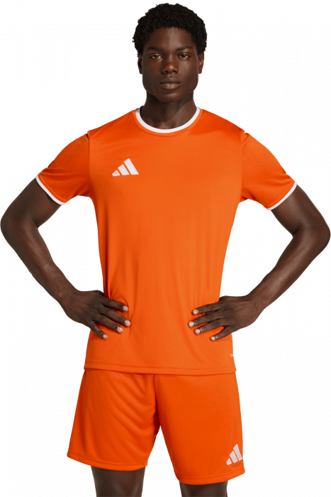 Adidas - Entrada 26 Player Jersey - T Orange & blanc