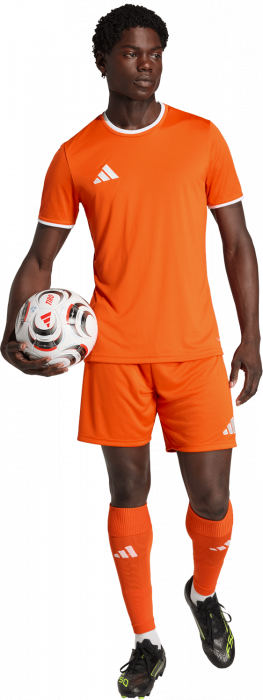 Adidas - Entrada 26 Player Jersey - T Orange & blanc
