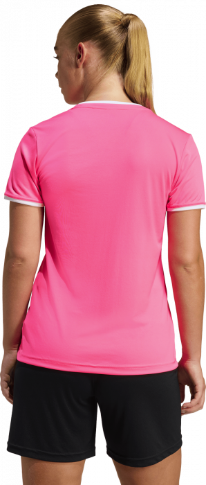 Adidas - Entrada 26 Player Jersey Woman - Solar Pink & blanc