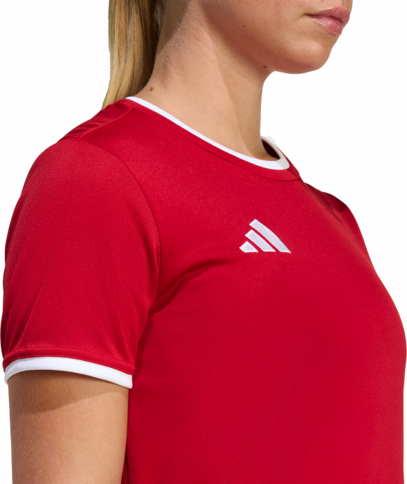Adidas - Entrada 26 Spillertr&oslash;je Dame - T Power Red & hvid