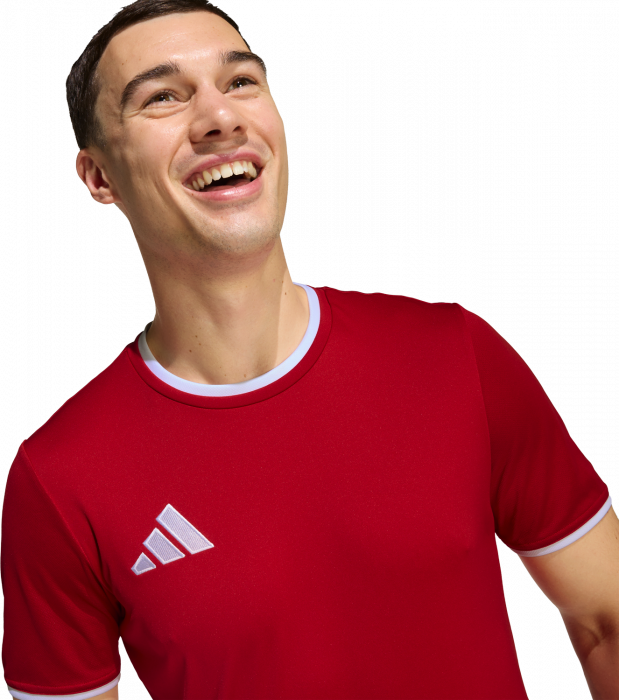 Adidas - Entrada 26 Player Jersey - T Power Red & blanc