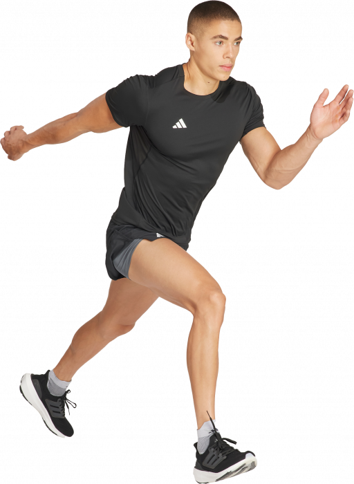 Adidas - Adizero Running Tee - Noir