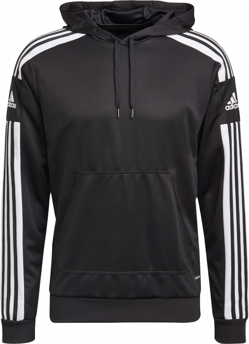 Adidas - Hoodie In Recyclable Polyester - Preto & branco
