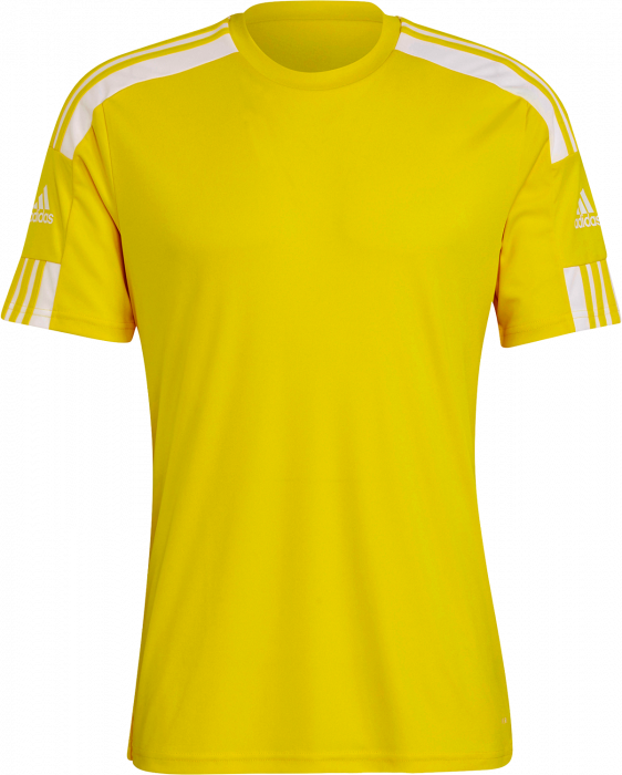 Adidas - Squadra 21 Sports T-Shirt - Gul & hvid