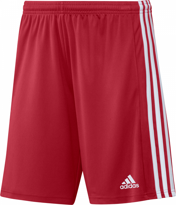 Adidas - Sports Shorts Recycled Polyester - Röd & vit