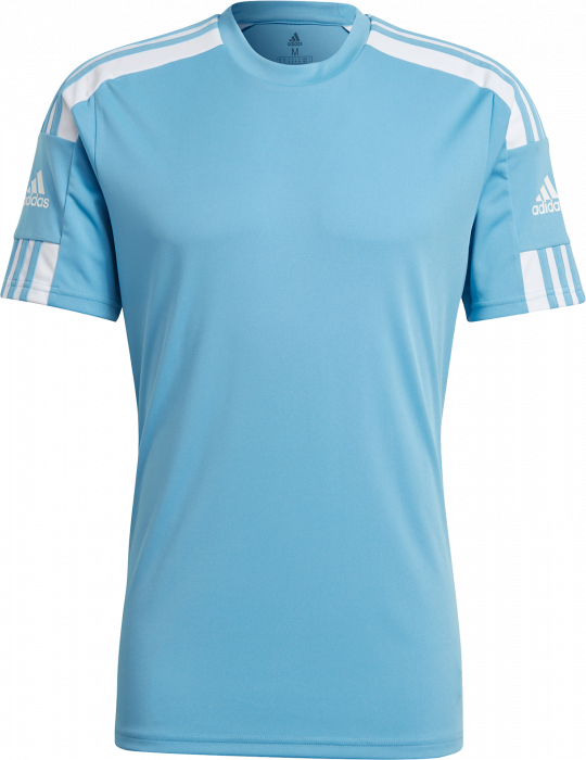 Adidas - Squadra 21 Sports T-Shirt - Lyseblå & hvid