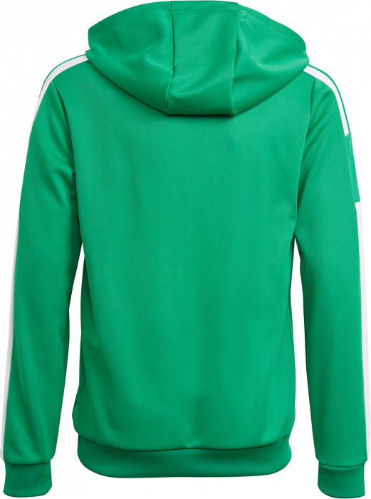 Adidas - Hoodie In Recyclable Polyester - Verde & branco