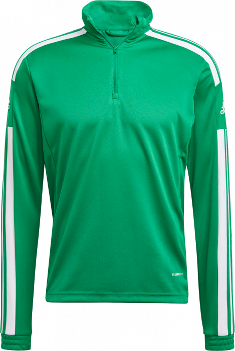 Adidas - Training Top In Recycled Polyester - Vert & blanc