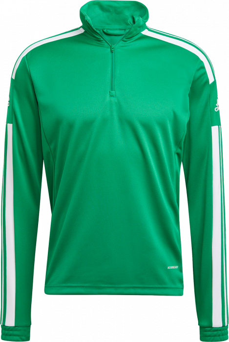 Adidas - Training Top In Recycled Polyester - Zielony & biały