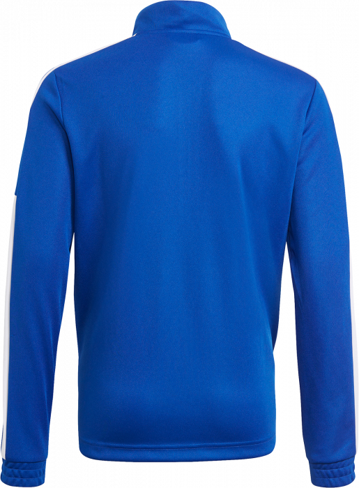 Adidas - Training Top In Recycled Polyester - Royal Blue & branco