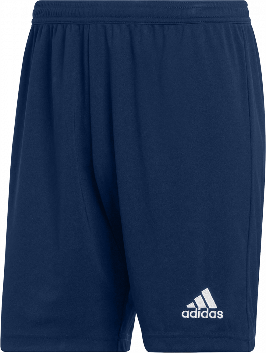 Adidas - Entrada 22 Shorts Recycled Polyester - Blu navy & bianco