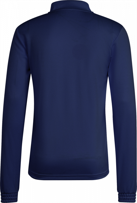 Adidas - Entrada 26 Track Jacket With Full Zip - T Navy Blue & wit
