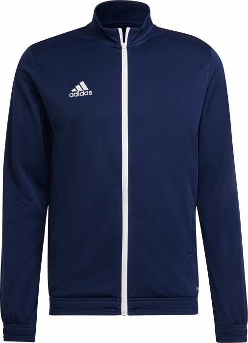 Adidas - Training Jacket In Recycled Poyester - Navy blue 2 & wit