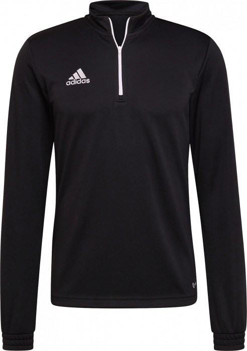 Adidas - Training Top In Recycled Polyester - Czarny & biały