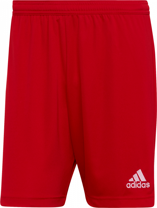 Adidas - Entrada 22 Shorts Recycled Polyester - Power red 2 & wit