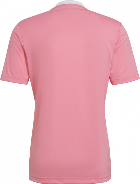Adidas - Polyester Sports Jersey - Semi Pink & branco