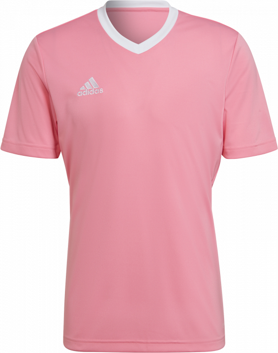 Adidas - Polyester Sports Jersey - semi pink & bianco