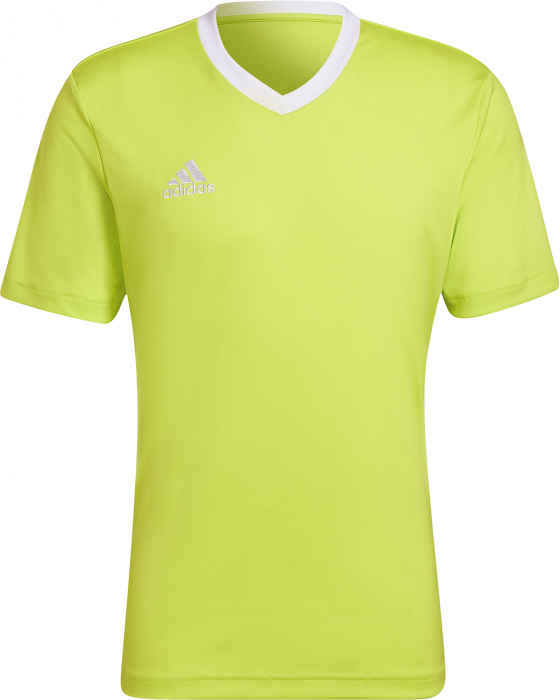 Adidas - Polyester Sports Jersey - Semi Sol & weiß