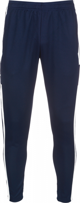 Adidas - Træningsbuks I Genanvendt Polyester - Navy blå & hvid