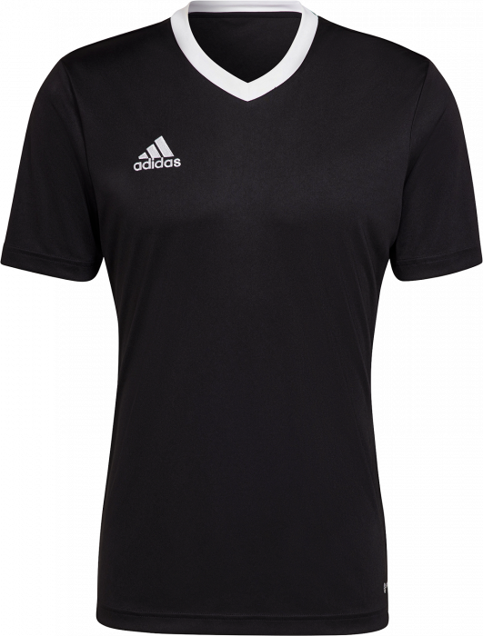 Adidas - Sports T-Shirt I Polyester - Sort & hvid