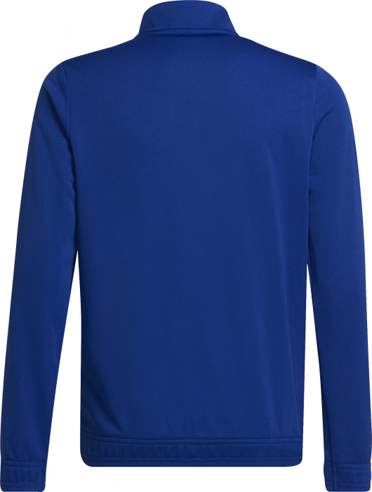 Adidas - Entrada 26 Track Jacket With Full Zip - T Royal Blue & blanc