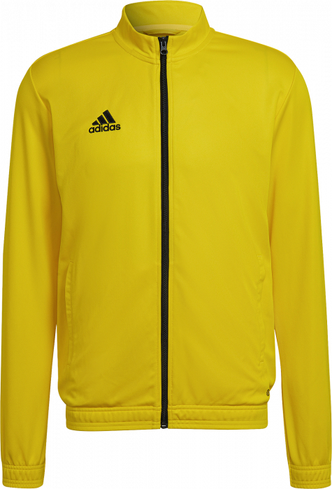 Adidas - Training Jacket In Recycled Poyester - T Yellow & schwarz