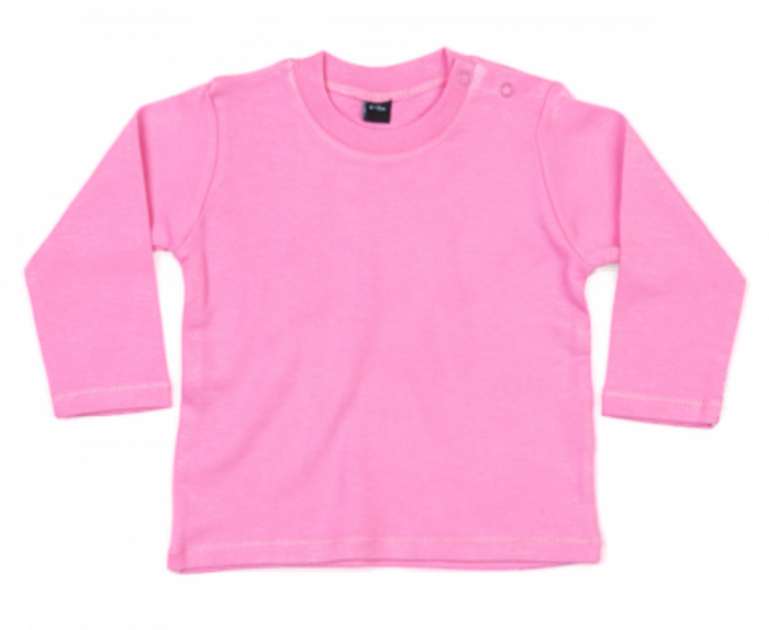 Babybugz - Økologisk Langærmet T-Shirt - Bubble Gum Pink