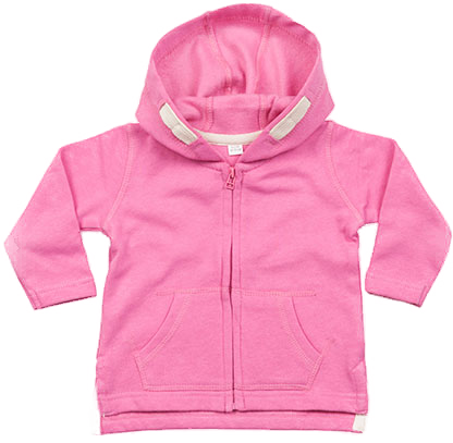 Babybugz - Økologisk Baby Hættetrøje - Bubble Gum Pink