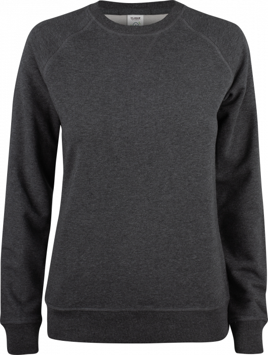 Clique - Økologisk Sweatshirt Til Kvinder - Antracite Meleret