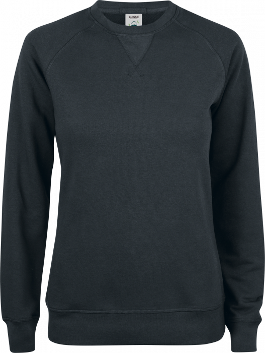 Clique - Organic Sweatshirt For Women - Czarny