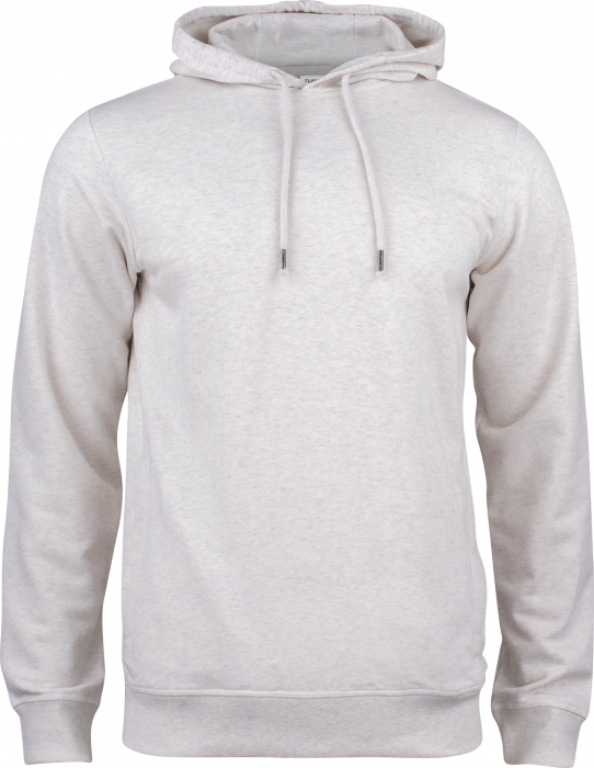 Clique - Økologisk Hoodie I Blød Bomuld - Grey melange