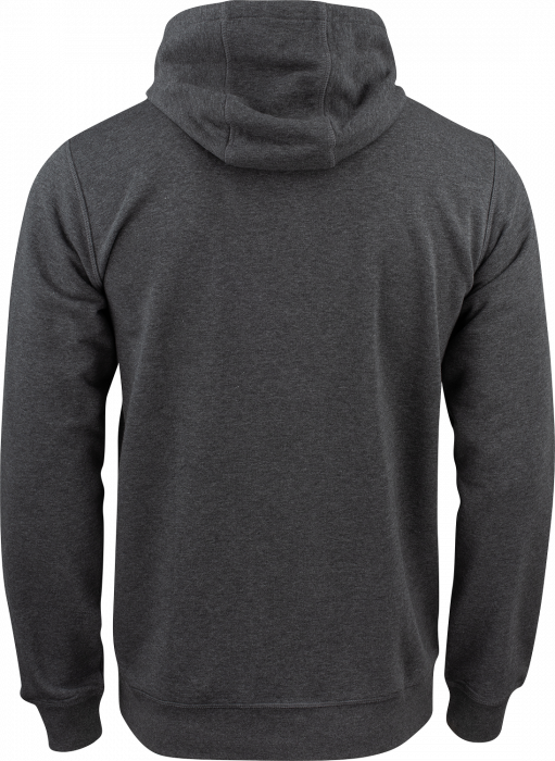 Clique - &Oslash;kologisk Hoodie I Bl&oslash;d Bomuld - Antracite Meleret