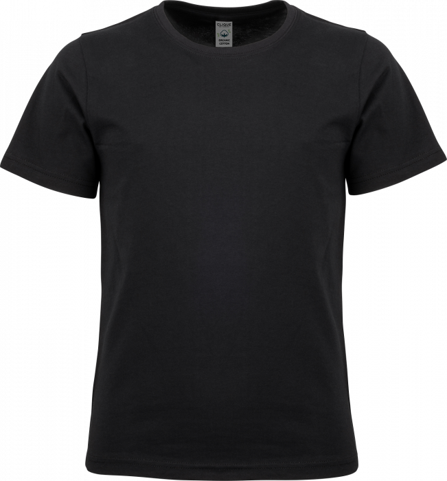 Clique - Clean Organic Cotton Kids' T-Shirt - Preto