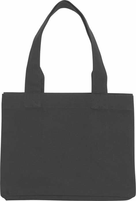 Cottover - Small Canvas Tote Bag Short Handle - Black