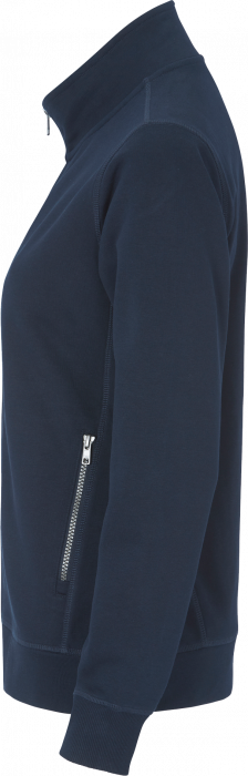 Cottover - F. Terry Zip Sweatshirt Woman - Marino