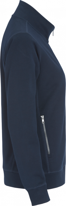 Cottover - F. Terry Zip Sweatshirt Woman - Marino