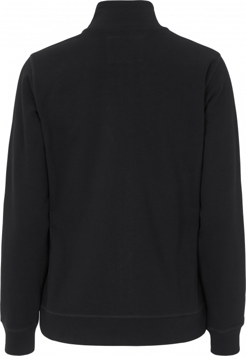 Cottover - F. Terry Zip Sweatshirt Woman - Black