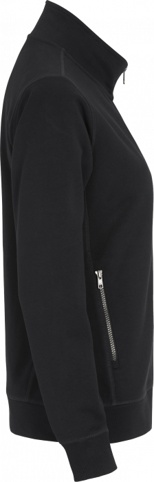Cottover - F. Terry Zip Sweatshirt Woman - Black