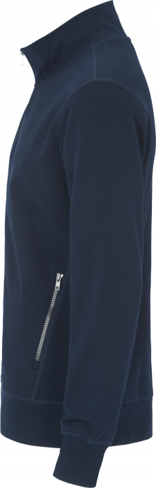Cottover - F. Terry Zip Sweatshirt - Marino