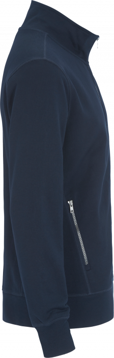 Cottover - F. Terry Zip Sweatshirt - Marino