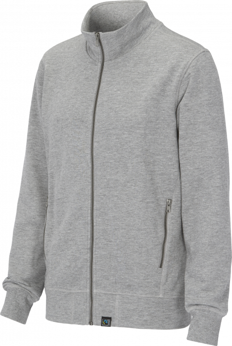 Cottover - F. Terry Zip Sweatshirt - Grey Melange
