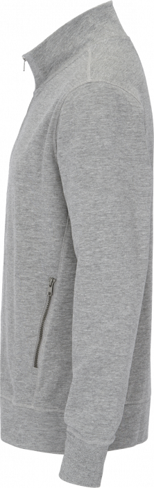Cottover - F. Terry Zip Sweatshirt - Grey Melange