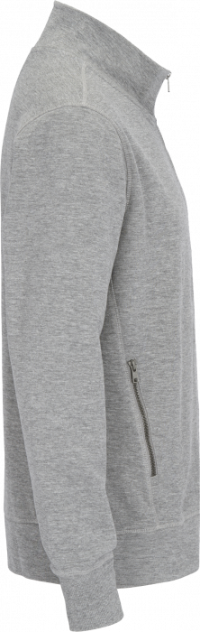 Cottover - F. Terry Zip Sweatshirt - Grey Melange