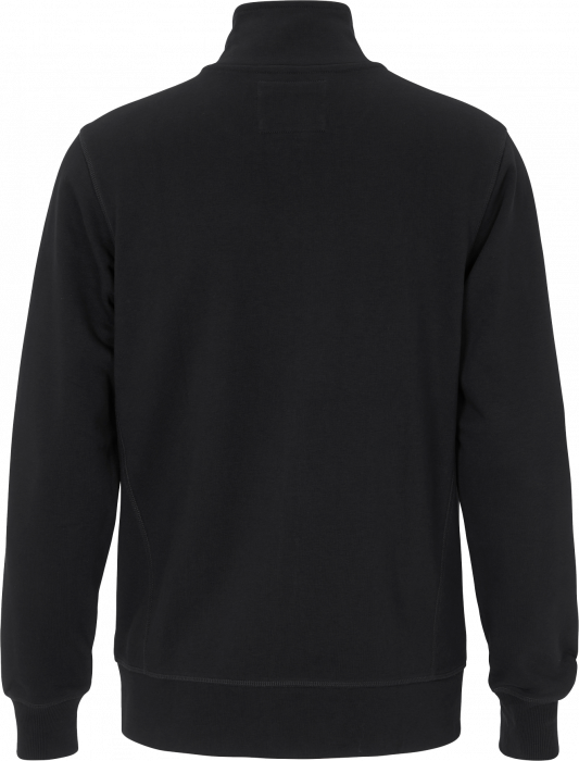 Cottover - F. Terry Zip Sweatshirt - Black